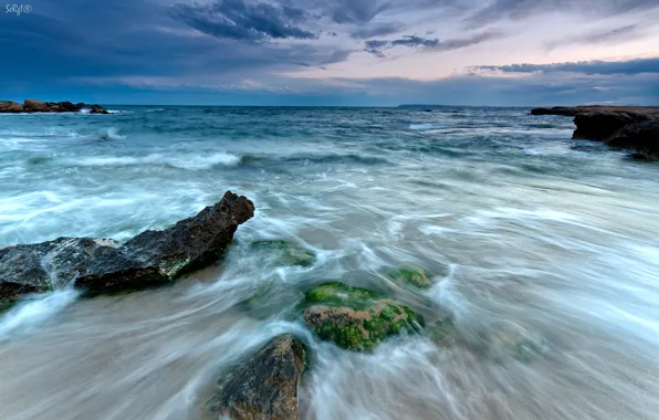 Stones, Spain, Spain, The Mediterranean sea, Cabo de las Huertas, Alicante, Cabo de Las Huertas, …