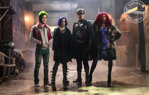 Picture look, the series, actors, costumes, Movies, The titans, Titans