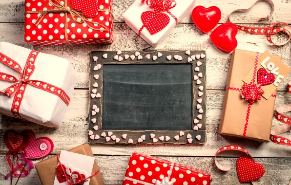 Love, gift, heart, hearts, love, heart, wood, romantic