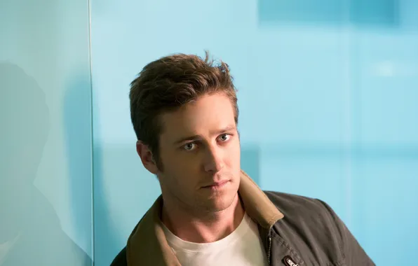 Light, face, jacket, male, beautiful, Armie Hammer, Armie Hammer