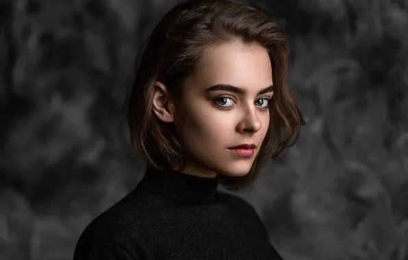 Portrait, Studio, Kate, retouching, Maxim Guselnikov