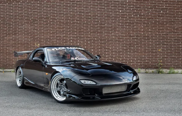 Picture Mazda, Black, RX-7