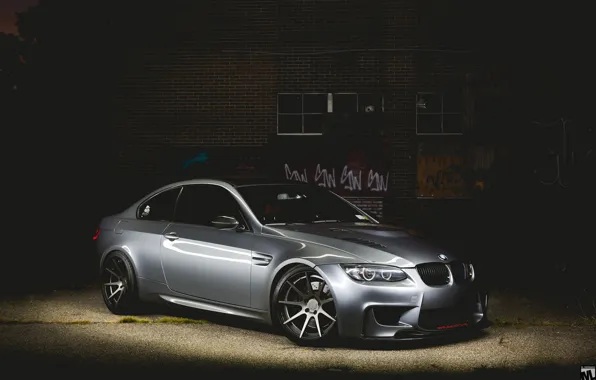 Picture car, night, bmw m3, rechange