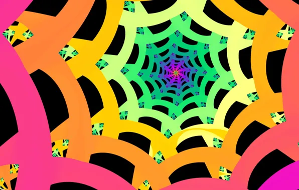 Pattern, color, the tunnel, the volume