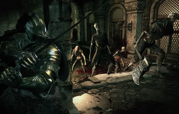 The game, monsters, zombies, knight, undead, Dark Souls, Dark Souls 3