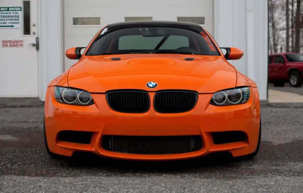 Picture Orange, E92, M3, Front view