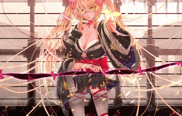 Eyes, girl, tape, magic, kimono, touhou, strikingly is wait
