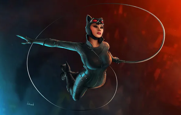 Glasses, costume, catgirl, Cat woman