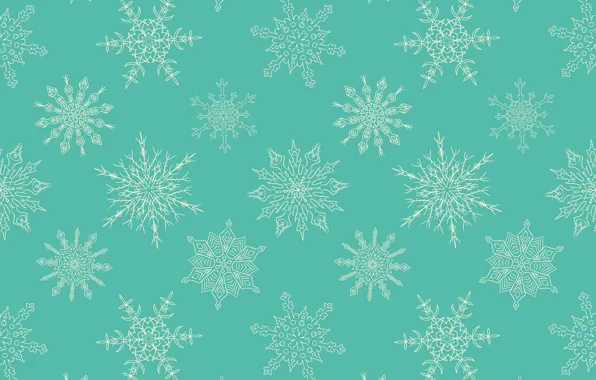 Picture snowflakes, background, pattern