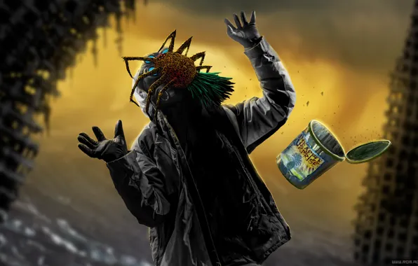 Being, attack, Bank, Romantically Apocalyptic, reaction