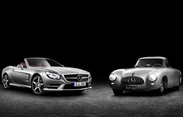Darkness, Mercedes-Benz, twilight, Mercedes, AMG, and, SL-class, 300SL