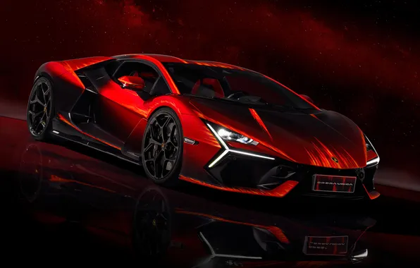 Picture car, Lamborghini, supercars, red cars, Lamborghini Scrambled, italian cars, low light