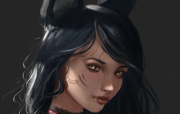 Picture girl, fantasy, Fox, League of Legends, League Of Legends, Ari, Ari