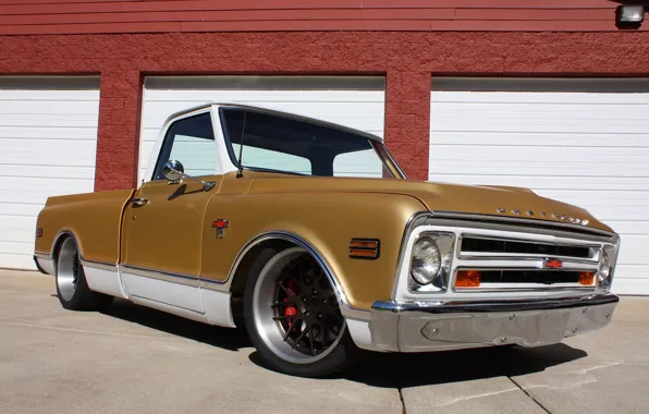 Picture Truck, C10, Wheels, Chevrolet, Concave, 1968