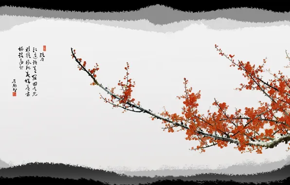 Tree, Japan, Sakura, character