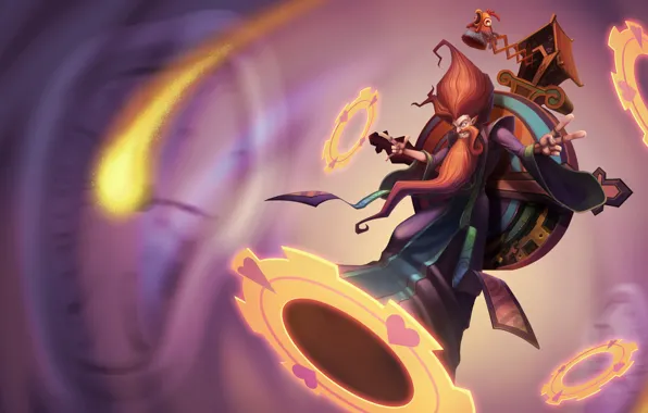 Fire, watch, fantasy, League of Legends, Riot Games, Zilean