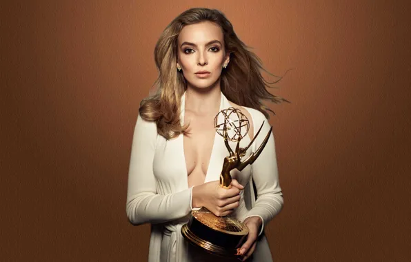 Dress, actress, award, neckline, beautiful, Jodie Comer, Jodie Comer