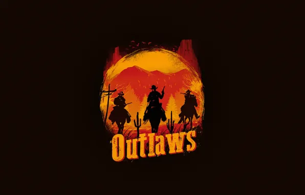 western outlaw wallpaper