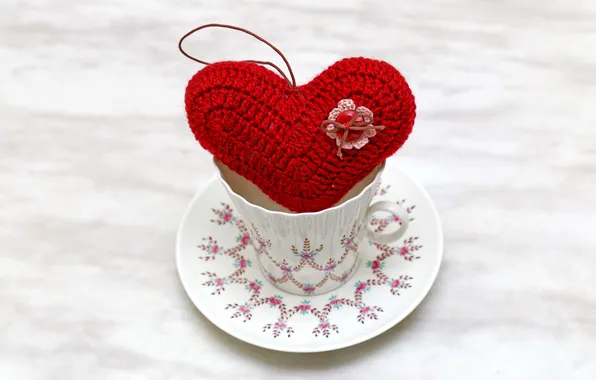 Picture love, heart, Cup, love, heart, romantic