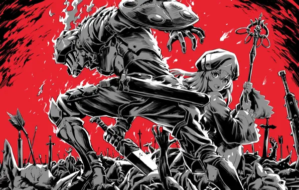 Girl, knight, Goblin Slayer