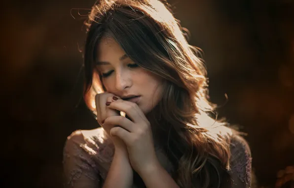 Picture girl, portrait, Marina