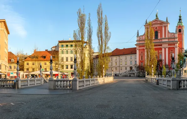 Picture street, building, Slovenia, Ljubljana, Ljubljana