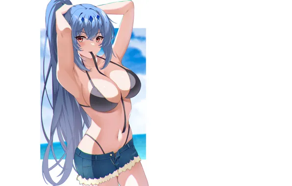 Picture girl, hot, sexy, boobs, anime, pretty, babe, bikini