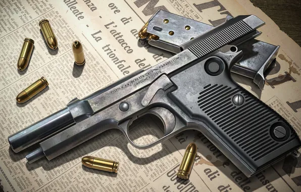 Italy, Self-loading pistol, Beretta M1951