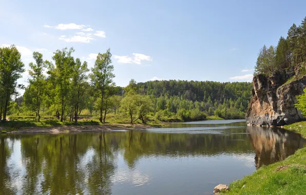 River, rock, native land