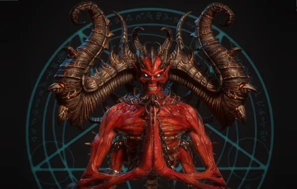 Horns, the devil, pentagram, horror, Mephisto, Svein Yngve Sandvik Antonsen