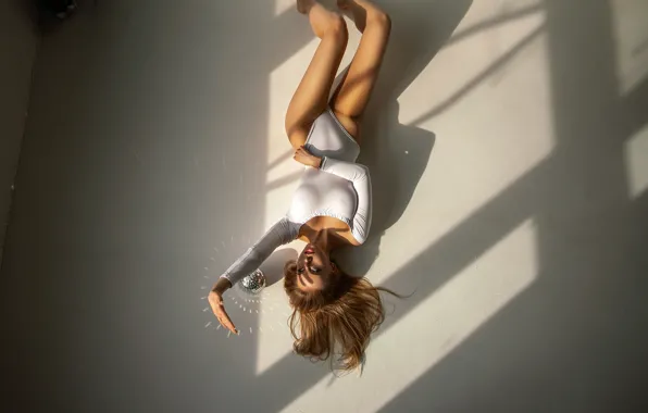 BLONDE, BALL, WINDOW, LIGHT, SWIMSUIT