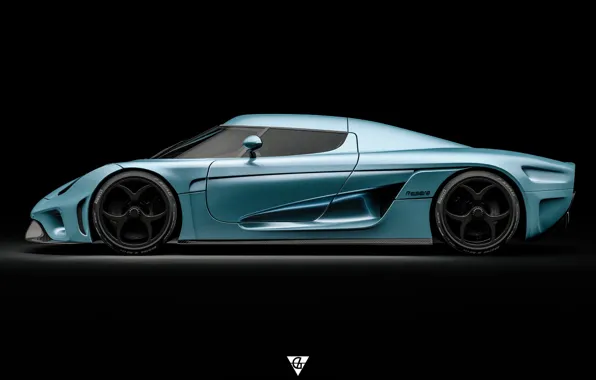 Auto, Machine, Koenigsegg, Supercar, Sports car, Side view, Regera, Koenigsegg Regera