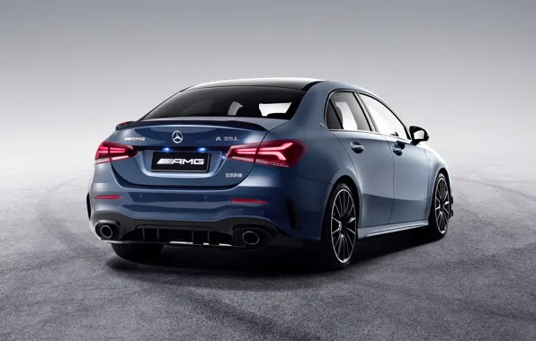 China, Mercedes-Benz, rear view, AMG, 4MATIC, A-Class, 2019, A35 L