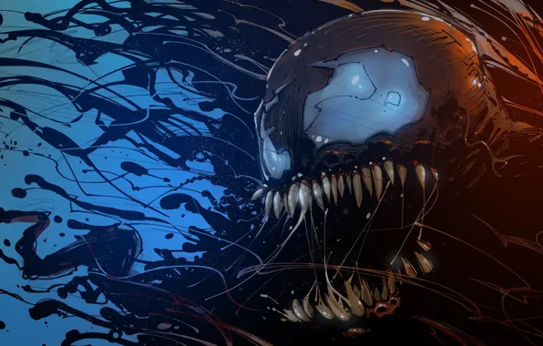 Language, Teeth, Art, Comics, MARVEL, Concept Art, Venom, Venom
