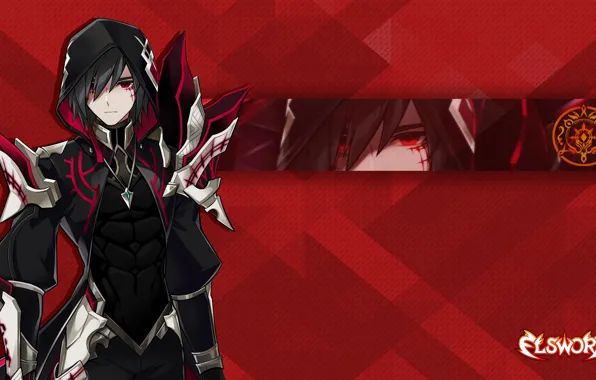 Hood, guy, Solace, Elsword