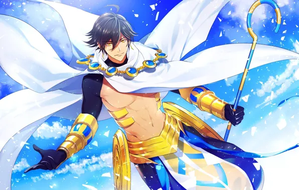 Anime, art, guy, ozymandias, fate/grand order