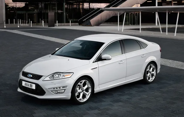 Picture white, ford, Ford, mondeo