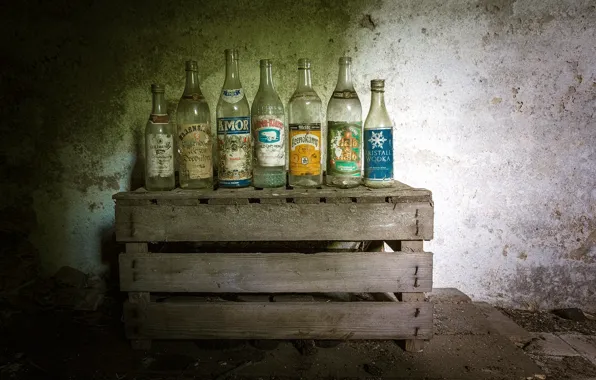 Background, bottle, box