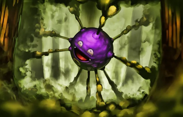 Picture smoke, gas, poison, pokemon, pokemon, poisonous, Koffing, Koffing