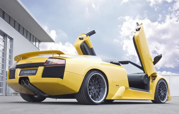 Car, machine, auto, Lamborghini, Lamborghini, yellow