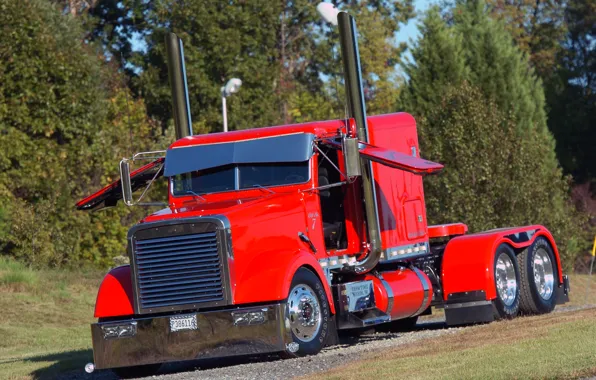 Picture custom, classic, truck, freightliner, big rig