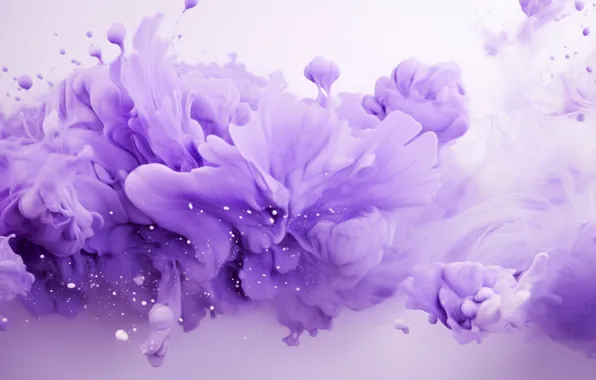 The explosion, abstraction, fog, background, lilac, pink, smoke, splash