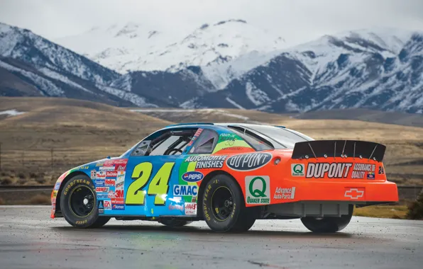 Car, machine, auto, mountains, sport, race, chevrolet, nascar