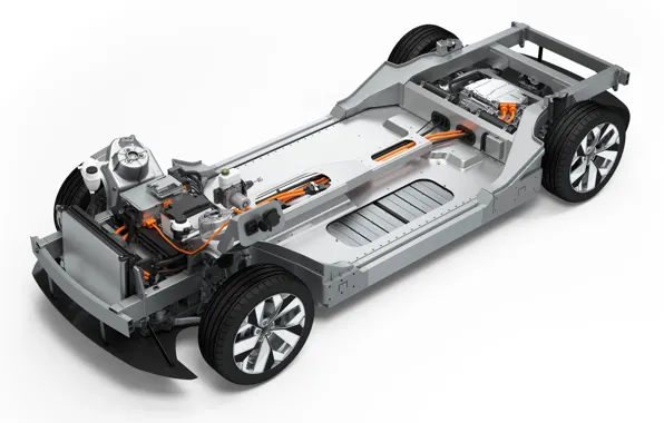 Bosch, electric car, battery, engineering, car chassis