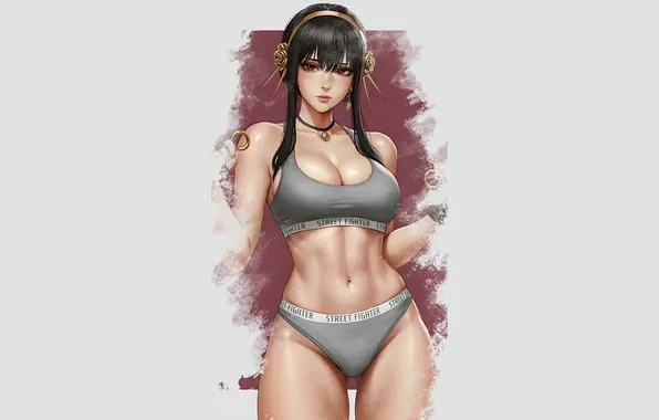 Girl, hot, sexy, anime, pretty, babe, fitness, tight