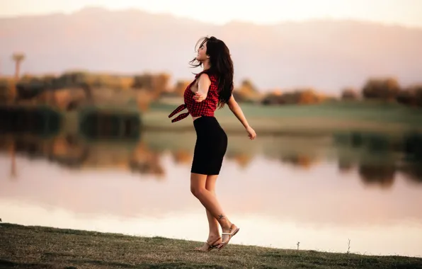 Girl, dance, figure, David Olkarny, Dancing to freedom