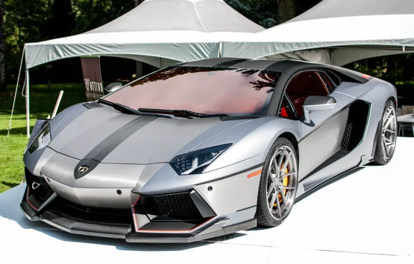 Lamborghini, tuning, aventador, podium