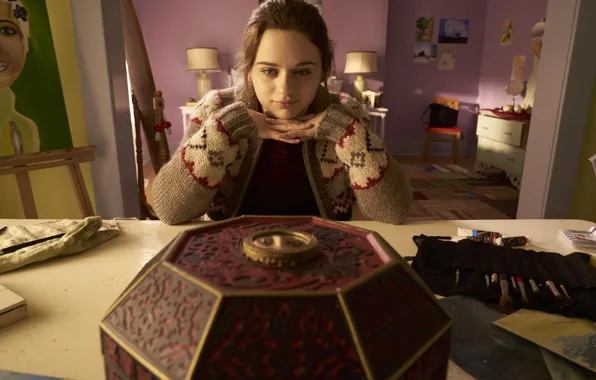 Cinema, green eyes, movie, fear, evil, film, terror, Joey King