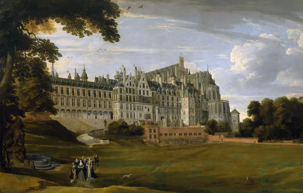 Picture landscape, picture, Jan Brueghel the elder, The Royal Palace of Tervuren, in Brussels