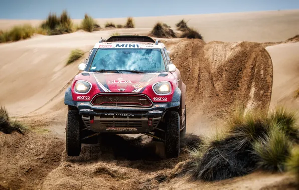 Sand, Red, Auto, Mini, Sport, Desert, Machine, Speed